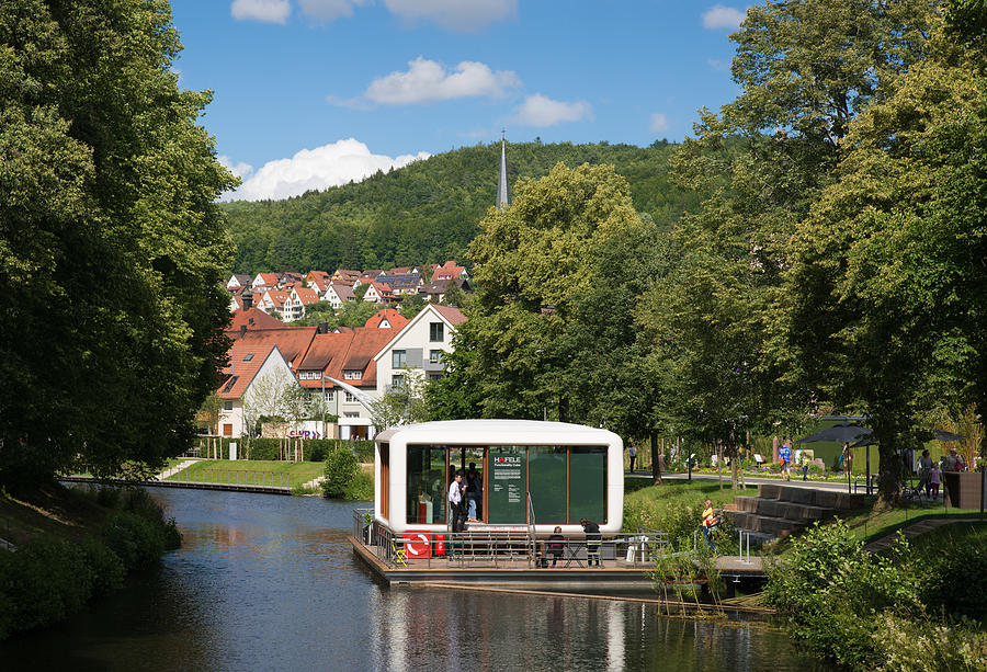 Nagold Baden-Wuerttemberg Germany with Haefele Functionality Cube Photograph by Matthias Hauser