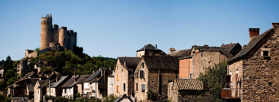 Najac village and Castle Panorama Photograph by Weston Westmoreland