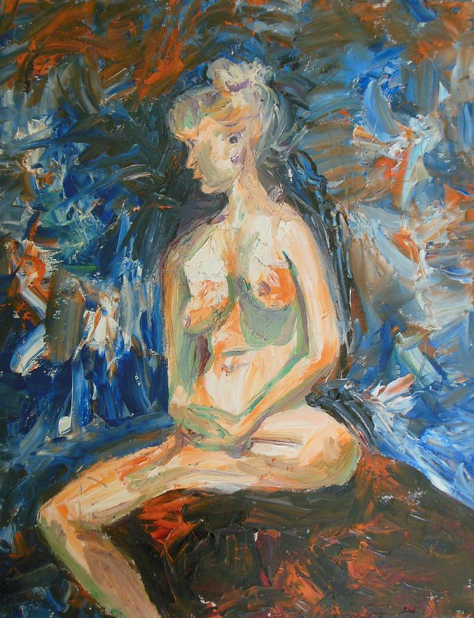 Naked Contrasts Painting by Esther Newman-Cohen