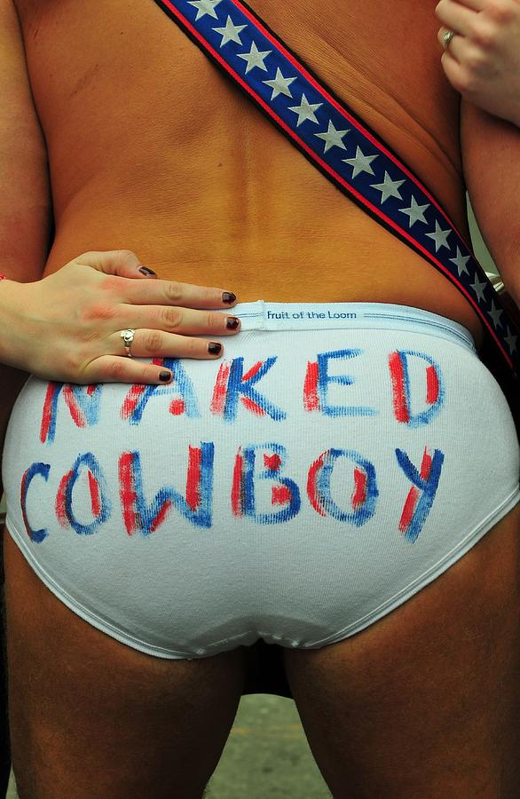 Naked Cowboy Photograph by Diana Angstadt