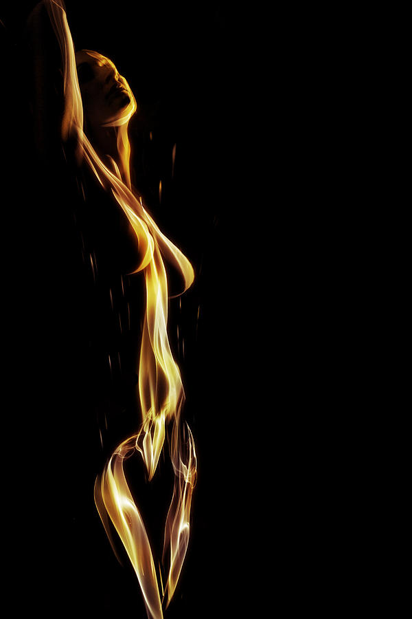 Naked Flame Photograph by David Quinn