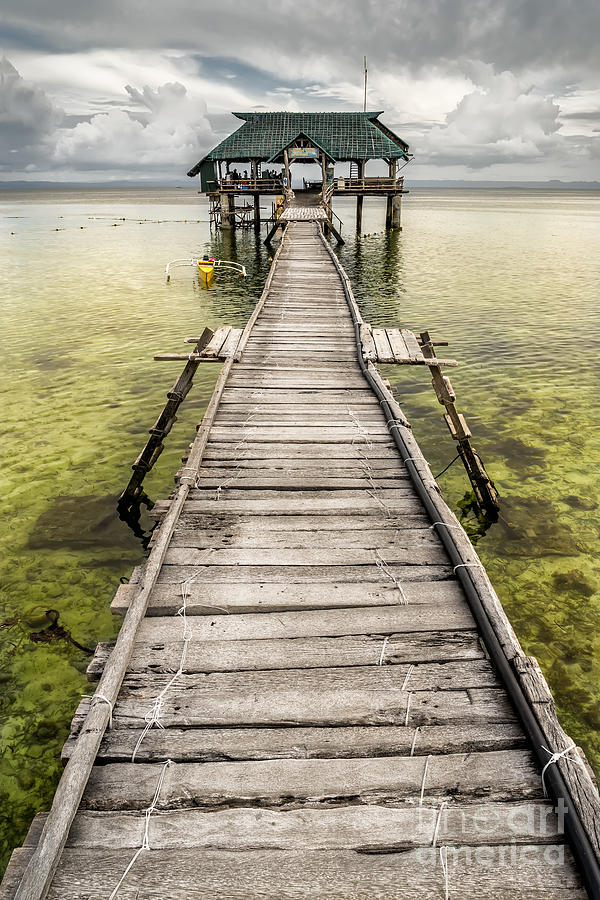 Nalusuan Island Pier Photograph by Adrian Evans