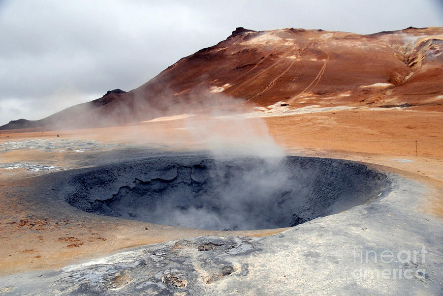 Namafjall Geothermal Area, Iceland Photograph by Ralph C. Eagle, Jr.