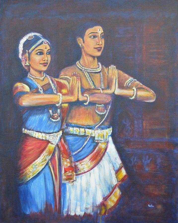 Namaskaaramu Painting by Usha Shantharam