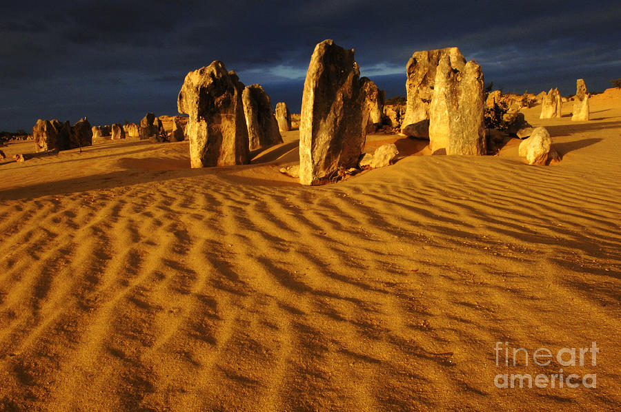 Nature Photograph - Australia Nambung Desert 12 by Bob Christopher