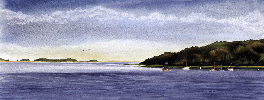 Namequoit Point Painting by Heidi Gallo