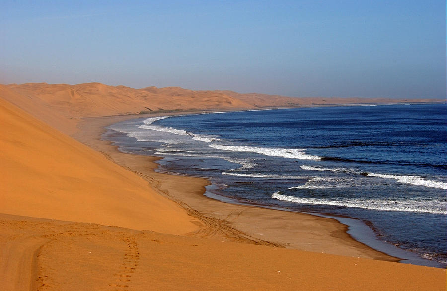 Namib Desert Meets The Sea Photograph by Malcolm Schuyl