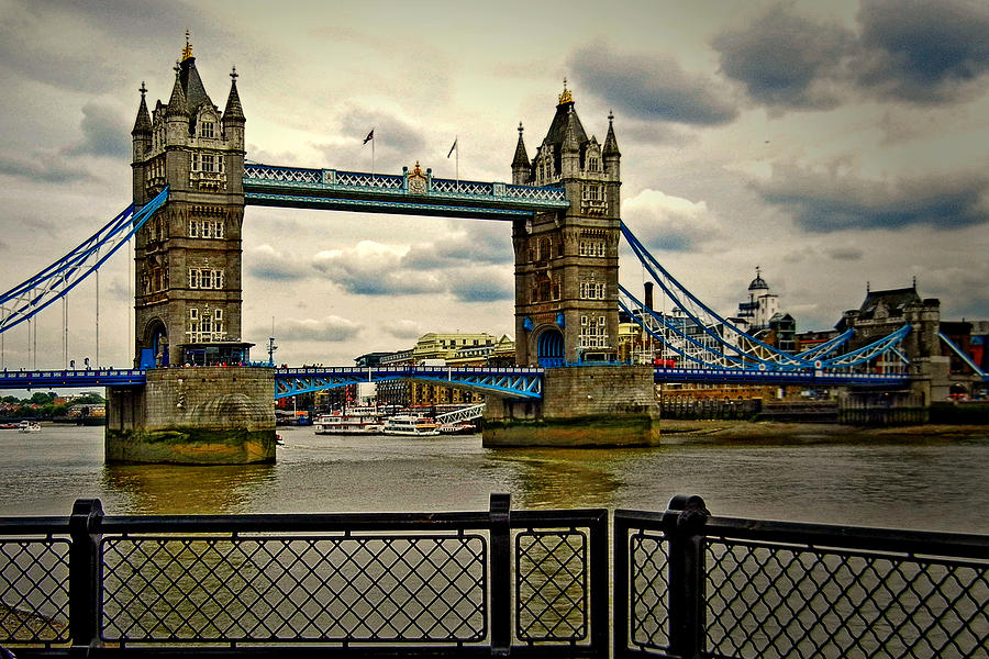 Nancys Tower Bridge in London Photograph by Bill Swartwout
