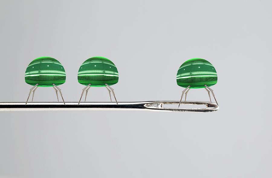 Nanorobots On A Needle Photograph by Victor De Schwanberg