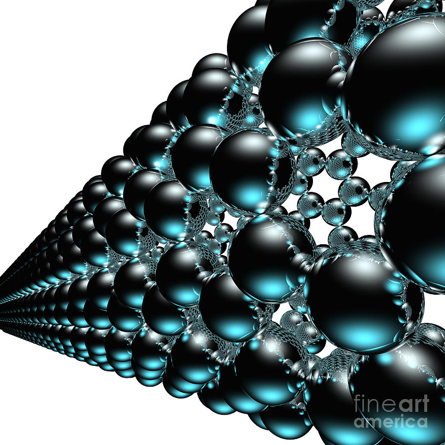 Nanotube #19 Digital Art by Russell Kightley
