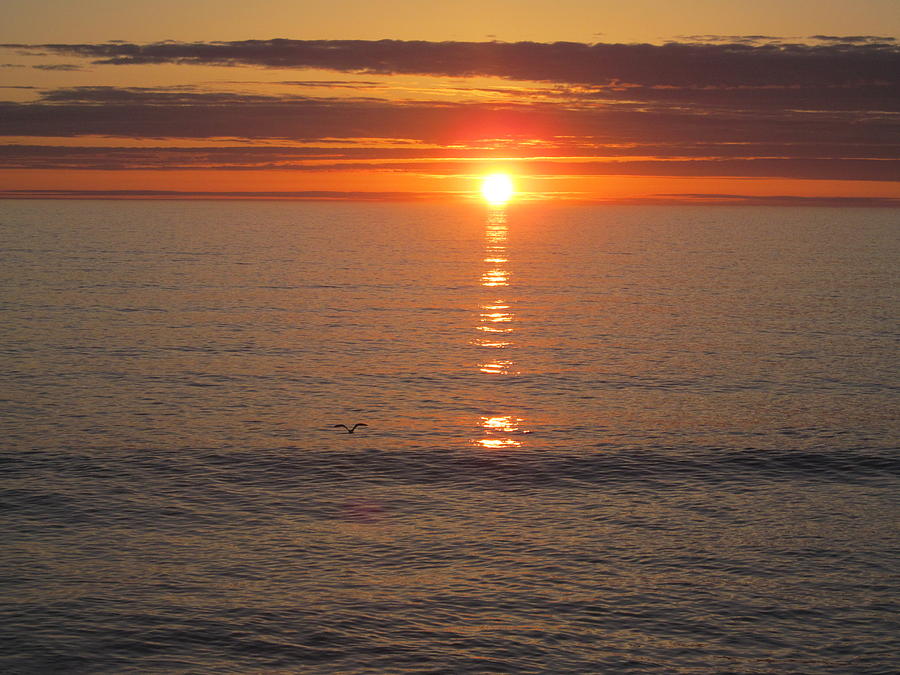 Nantasket Sunrise Hull MA Photograph by Loretta Pokorny