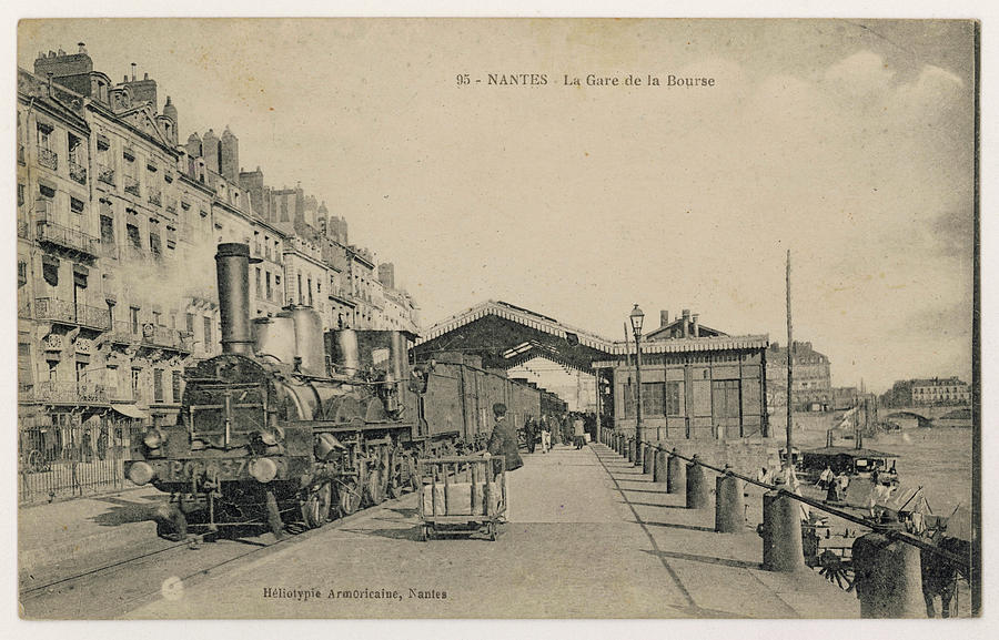 Nantes, Bretagne Gare De La Bourse Photograph by Mary Evans Picture ...