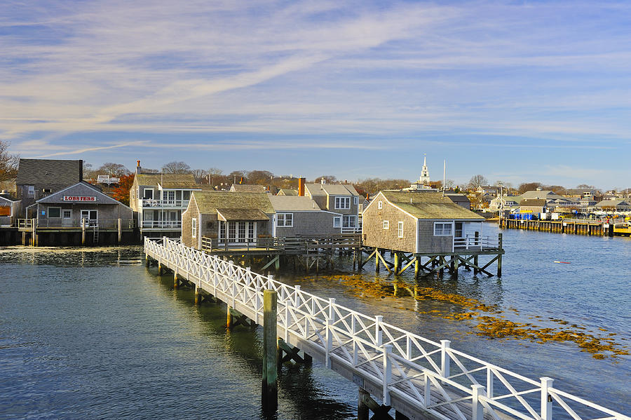 Architecture Photograph - Nantucket Harbor III by Marianne Campolongo