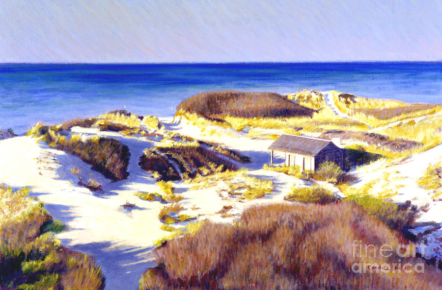 Nantucket Red Painting by Candace Lovely
