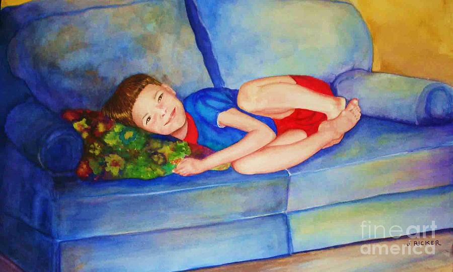 Nap Time Painting by Jane Ricker