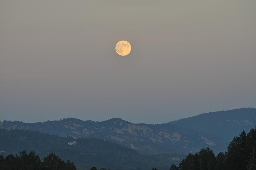 Napa Moonrise Photograph By Gerard Corbett - Fine Art America