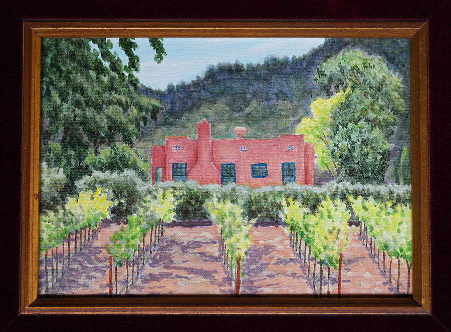 Napa Valley Red Painting by Michele Myers