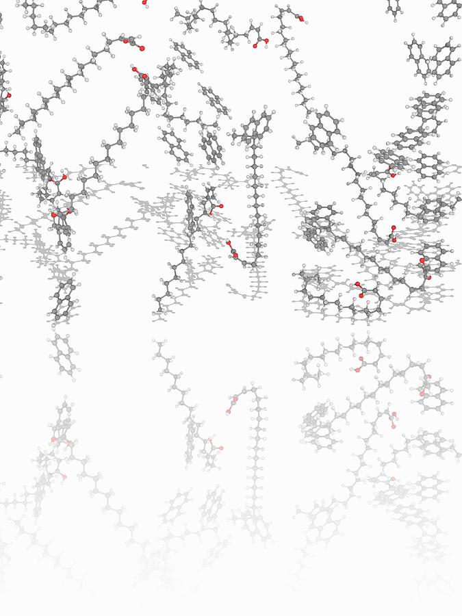 Napalm B Organic Compound Molecule Photograph By Laguna Design/science ...