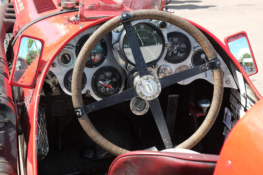 Napier Bentley Steering Wheel And Controls Photograph By Adrian Beese