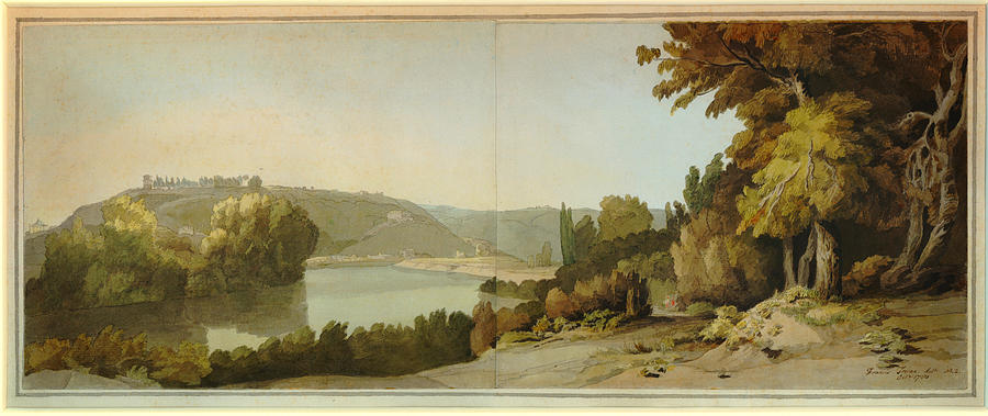 Veduta del Tevere   Painting by Celestial Images