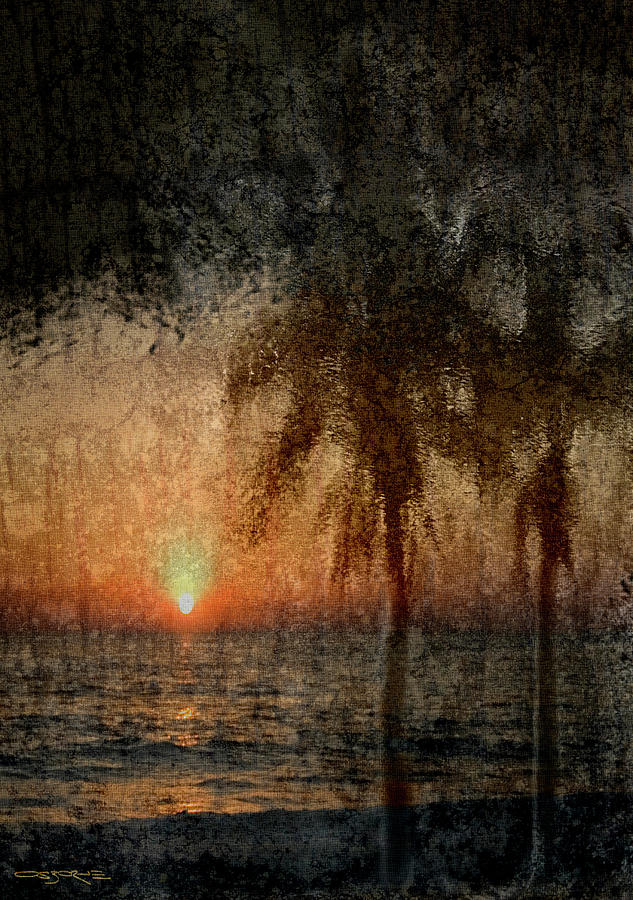 Naples Sunset Painting by Patrick J Osborne
