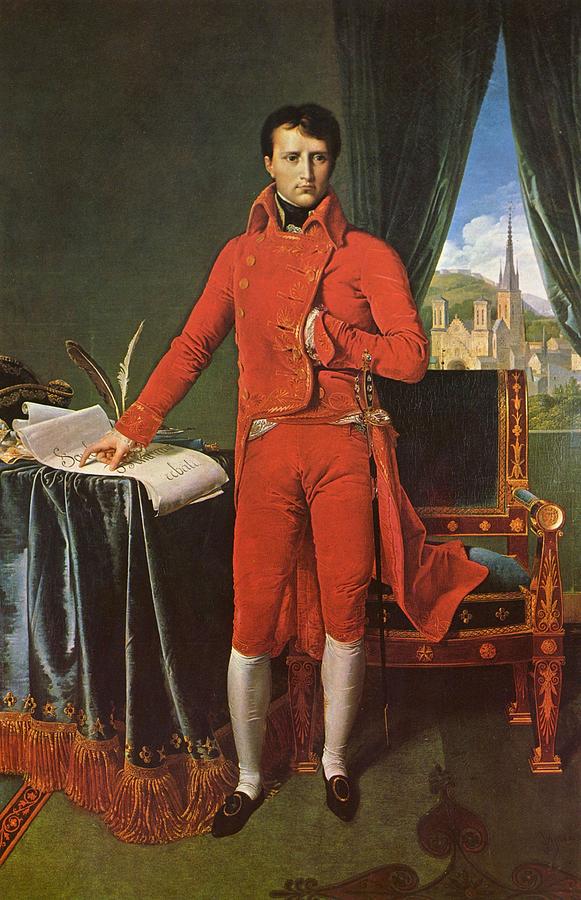 1804 Painting - Napoleon Bonaparte as Premier Consul by Jean-Auguste-Dominique Ingres