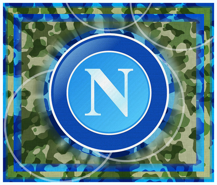 Football Painting - Napoli Football Soccer Italy by Tony Rubino