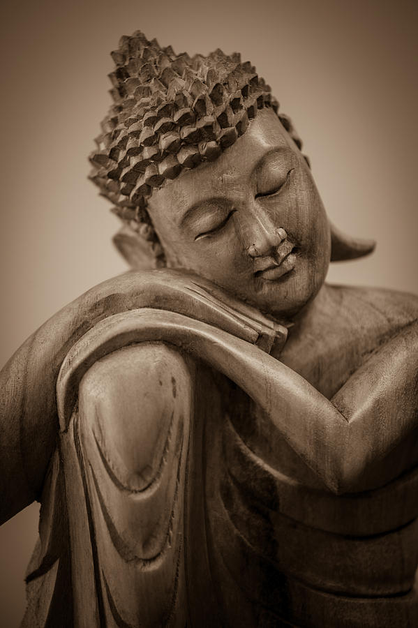 Napping Buddha Photograph by W Chris Fooshee