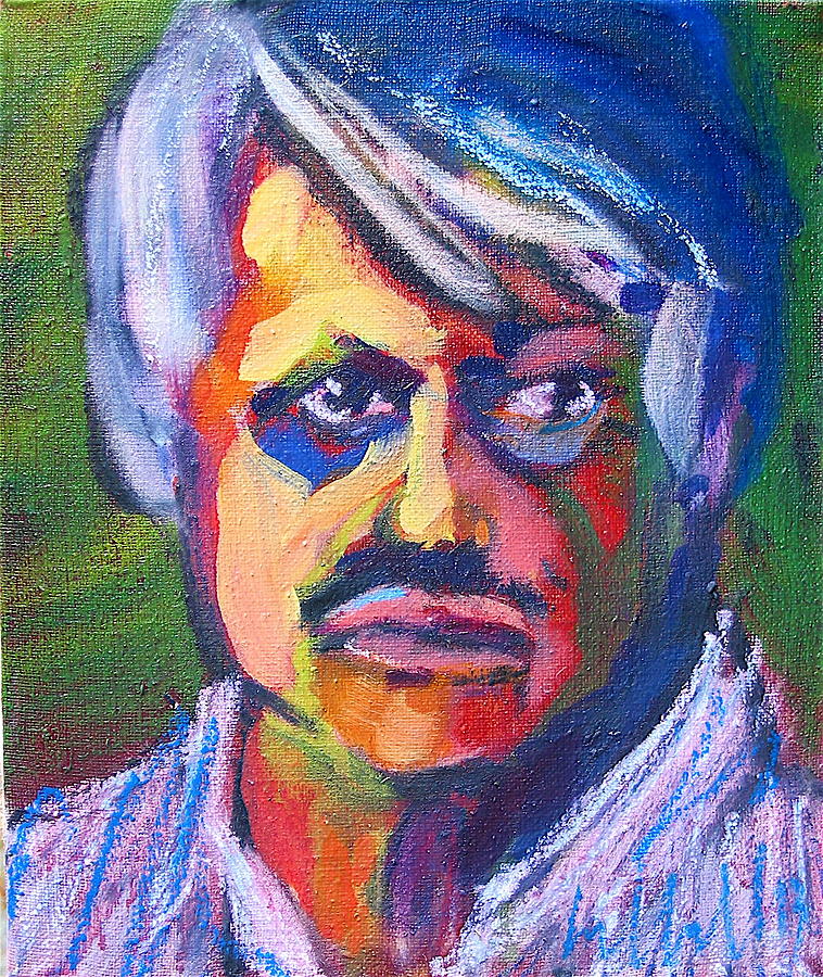 Narendra Painting by Les Leffingwell