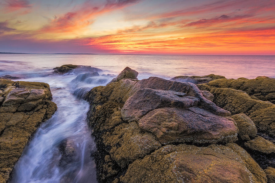 Narragansett Sunrise Photograph by Bryan Bzdula Narragansett Sunrise Photograph by Bryan Bzdula