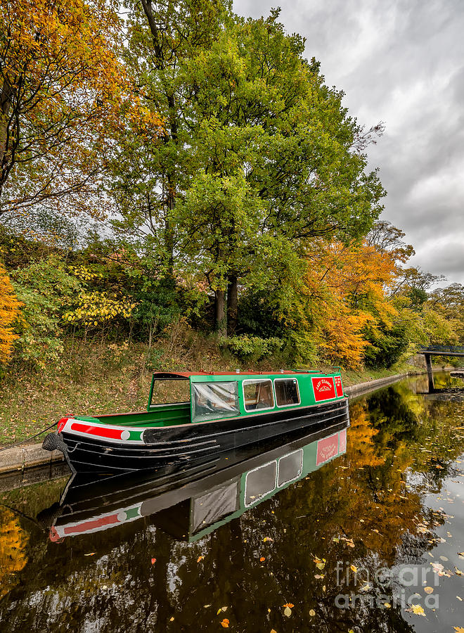 Narrow Boat Photograph by Adrian Evans
