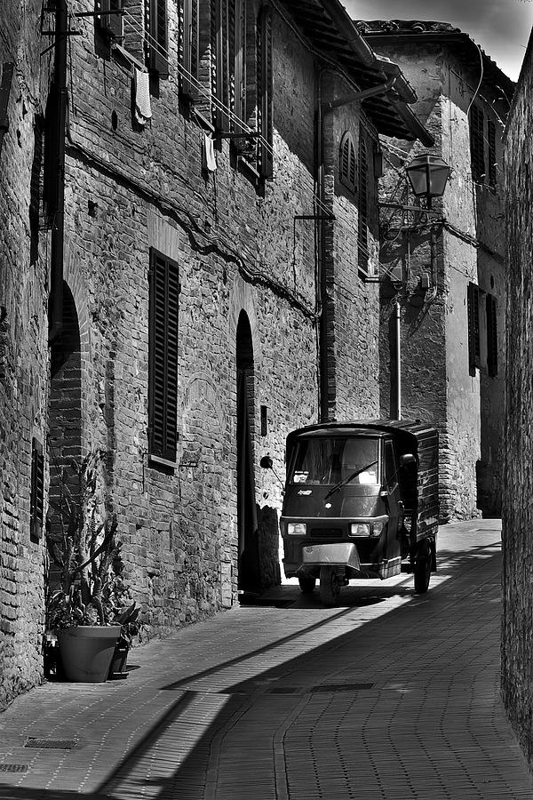 Narrow Italian street Photograph by Ivan Slosar