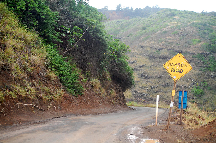 Narrow Road - North Maui Photograph by Amy Fose