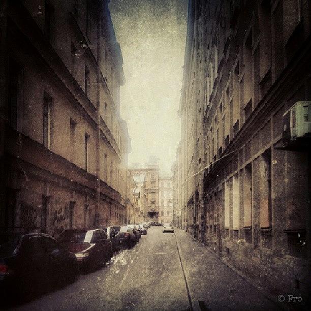 Landscape Photograph - Narrow Street #fro #art #russia #street by Alexander Fro