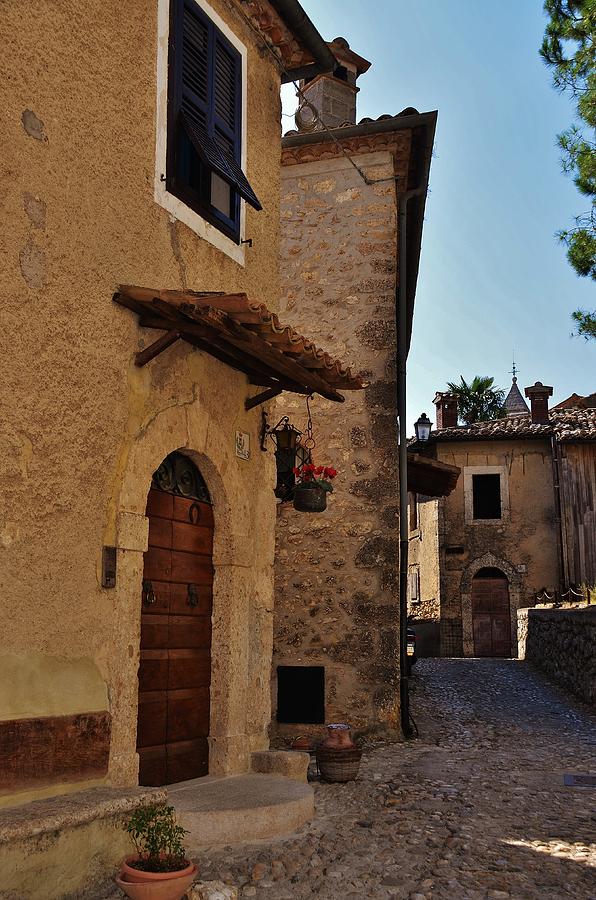 Narrow street in Italian Village Photograph by Dany Lison