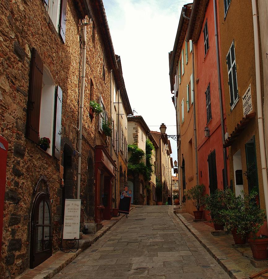 Narrow street in Provence Photograph by Dany Lison