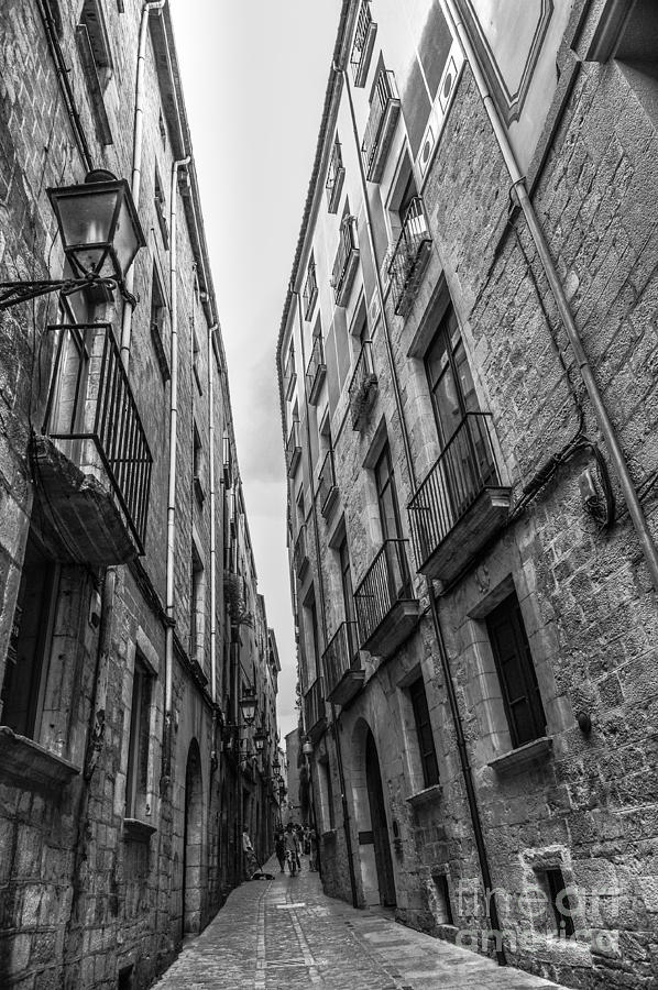 Barcelona Photograph - Narrow Streets of Spain by L Machiavelli
