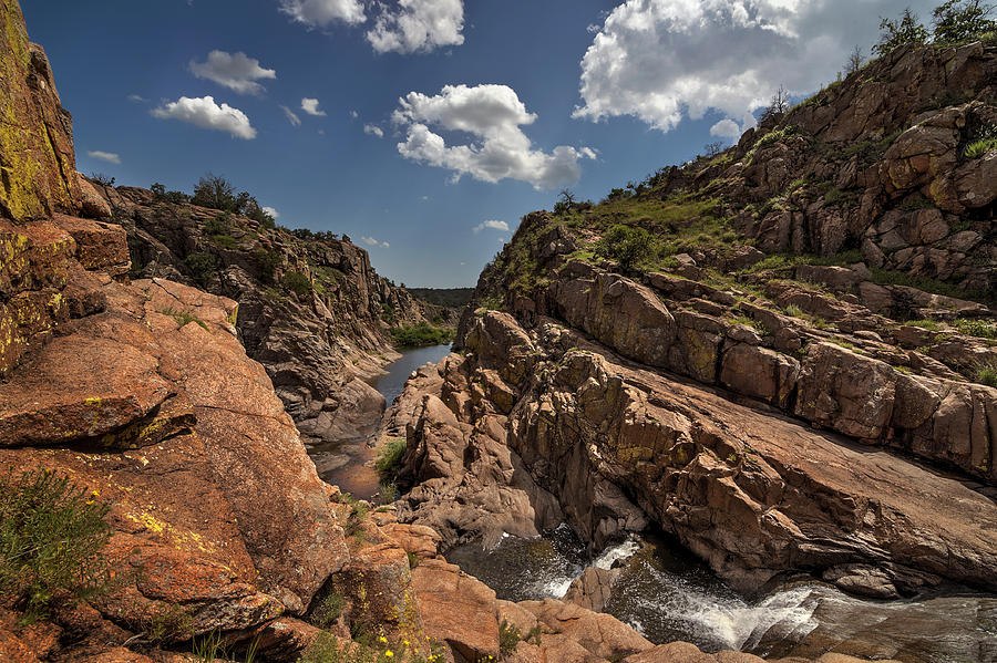 Narrows Canyon in the Wichita Mountains Photograph by Todd Aaron