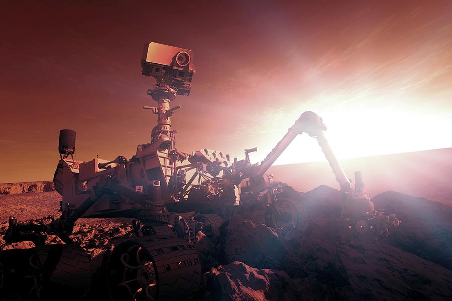 Nasa Curiosity Mars Rover Photograph by Nasa/detlev Van Ravenswaay