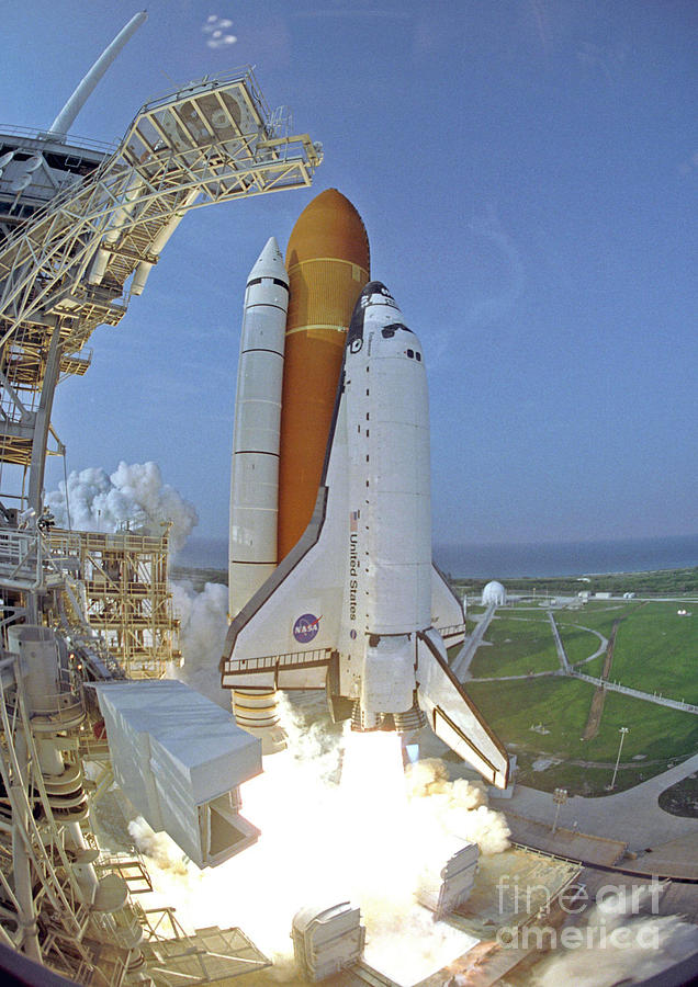 NASA Endeavor launch Photograph by Rod Jones