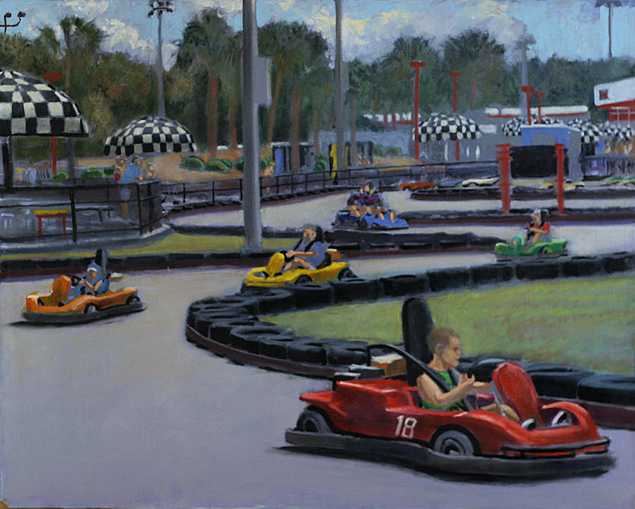 Nascar Painting - Nascar for Dummies by David Zimmerman