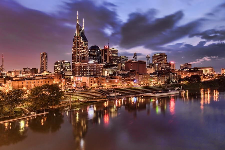 Nashville Cityscape Photograph by Diana Powell