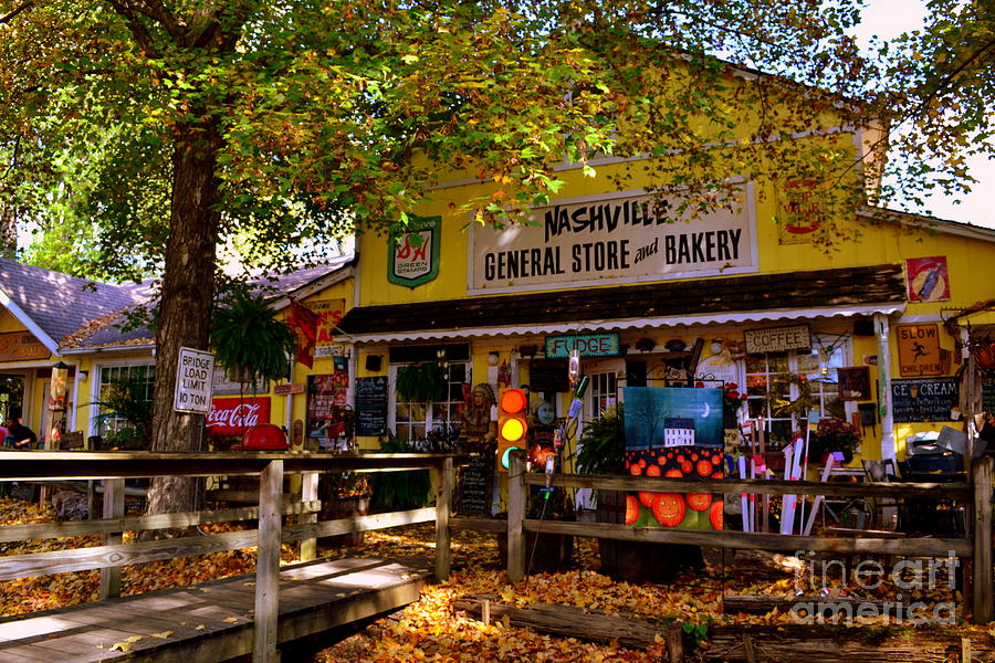 Nashville General Store in Fall  Photograph by Amy Lucid