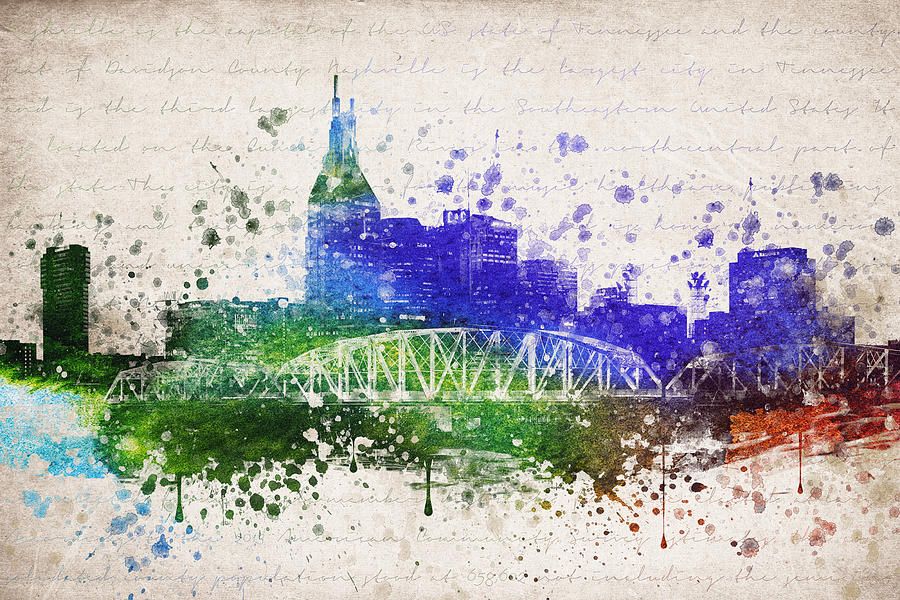 Nashville In Color Digital Art
