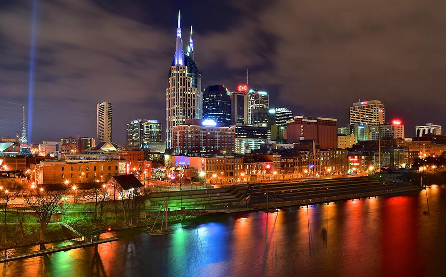 Nashville Night Photograph by Frozen in Time Fine Art Photography