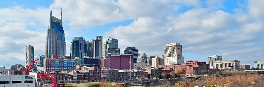 Nashville Panoramic View Photograph by Frozen in Time Fine Art Photography