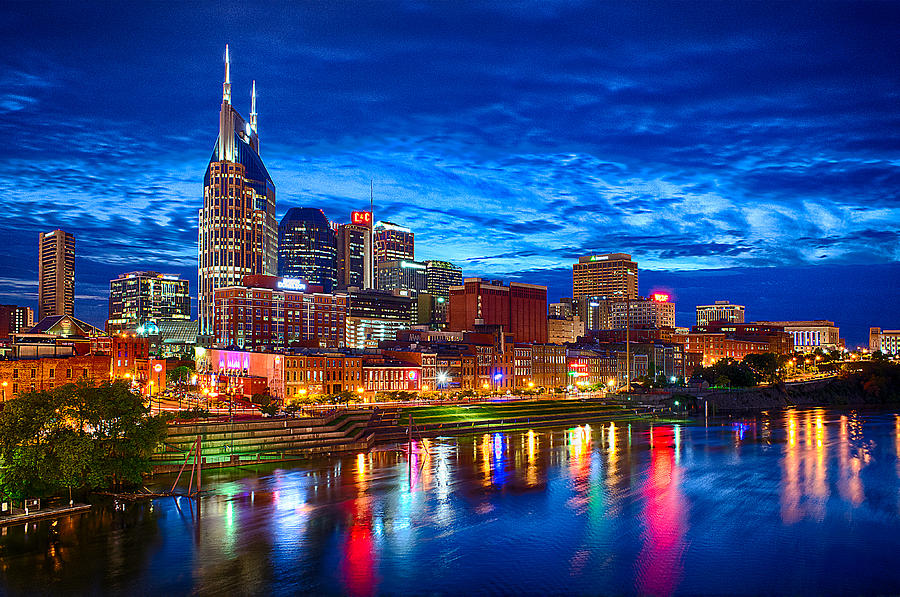 Nashville Photograph - Nashville Skyline by Dan Holland