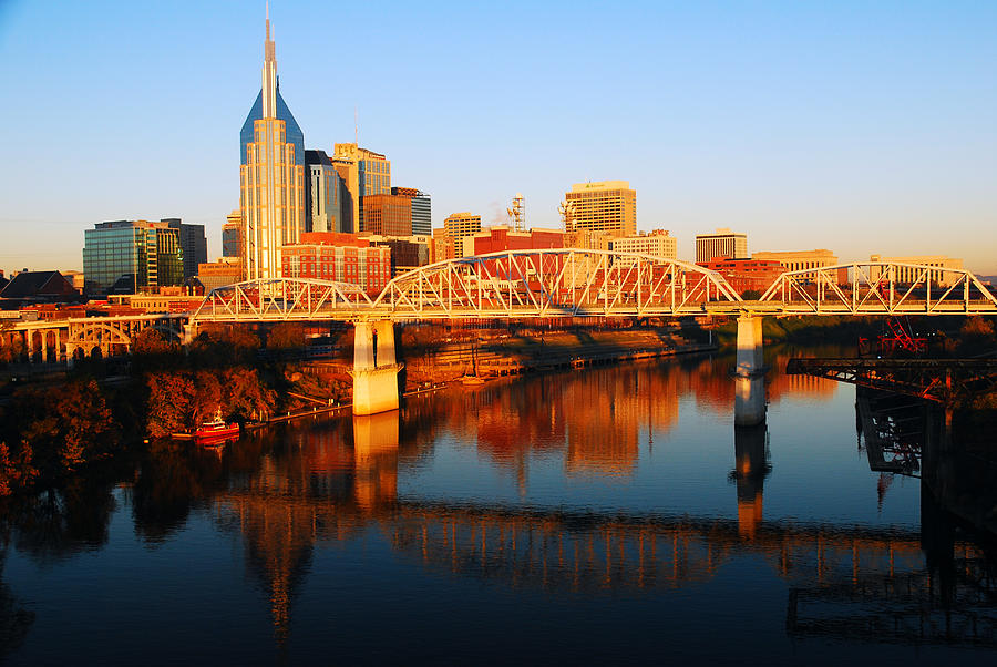 Nashville Skyline Photograph by James Kirkikis