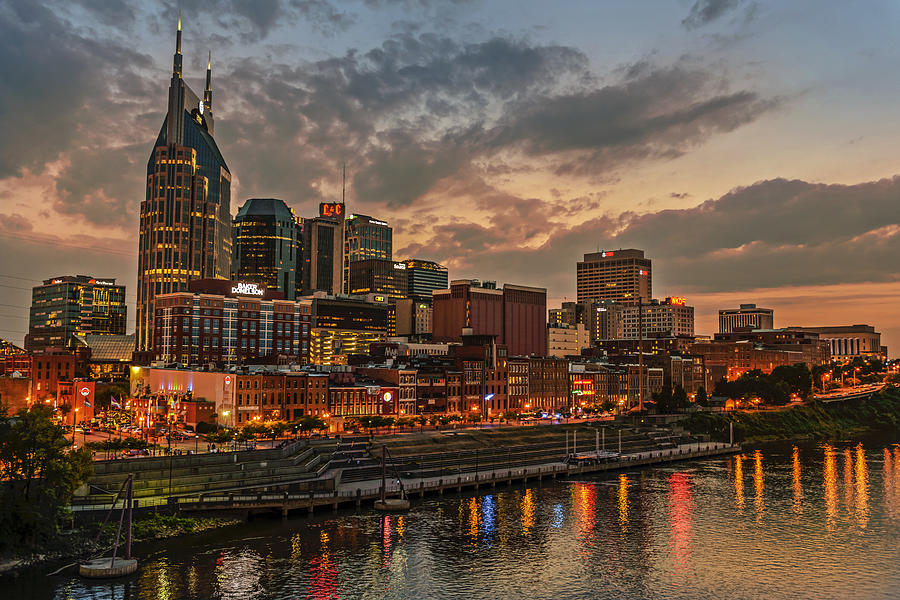 Nashville Skyline Photograph by Ray Sandusky / Brentwood, TN