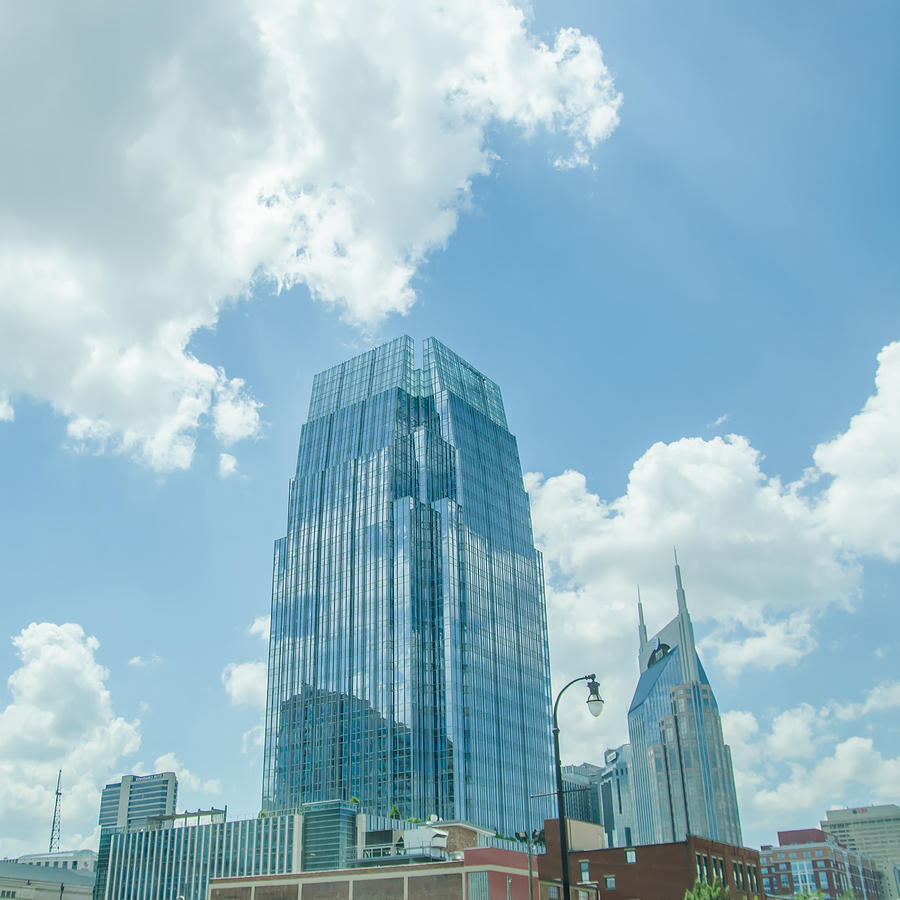 Nashville Tennessee downtown skyline and streets Photograph by Alex Grichenko